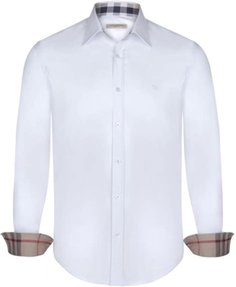 burberry long sleeve shirt mens white|burberry flannel shirt men's.